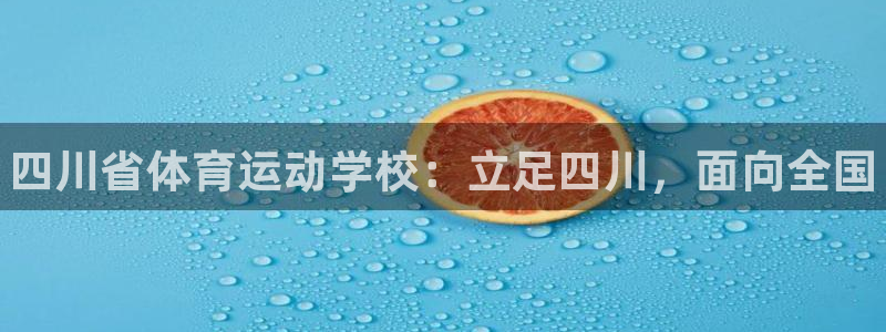 3377体育官方正版app娱乐下载:四川省体育运动学校:立足